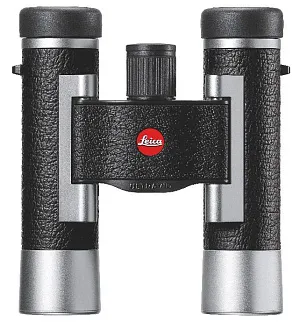 Бинокль Leica SilverLine 10x25, кожа, серебристый корпус, изображение 1