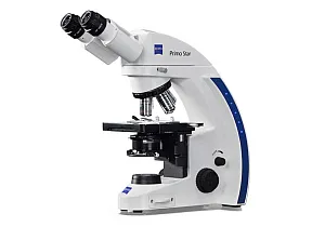 Микроскоп Carl Zeiss Primo Star, бинокулярный, правосторонний препаратоводитель, изображение 1