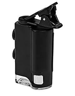 Микроскоп Kromatech 60–200х мини для смартфонов, с подсветкой (1 LED) и ультрафиолетом (W5804B)