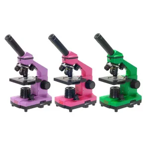 Микроскоп Микромед «Эврика» 40х–400х, аметист, в кейсе, изображение 5