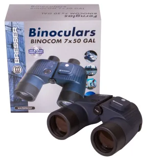 Бинокль Bresser Binocom 7x50 GAL, изображение 2