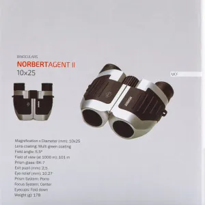 Бинокль Norbert Agent ll 10x25 UCF, изображение 7