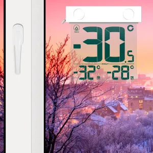 Термометр цифровой RST 01389 с солнечной батареей, оконный, изображение 3