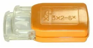 Лупа складная ЛПС-453 3x/6x, 24х24 мм, перламутровая, изображение 2