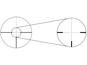 Прицел оптический GAUT Nephrite 1–4x24, сетка 92, изображение 6