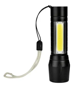 Фонарь ручной Kromatech светодиодный (1 LED, COB LED), microUSB, с аккумулятором и зумом, изображение 2