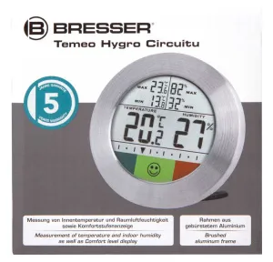 Метеостанция Bresser Temeo Hygro Circuitu, серебристая, изображение 9